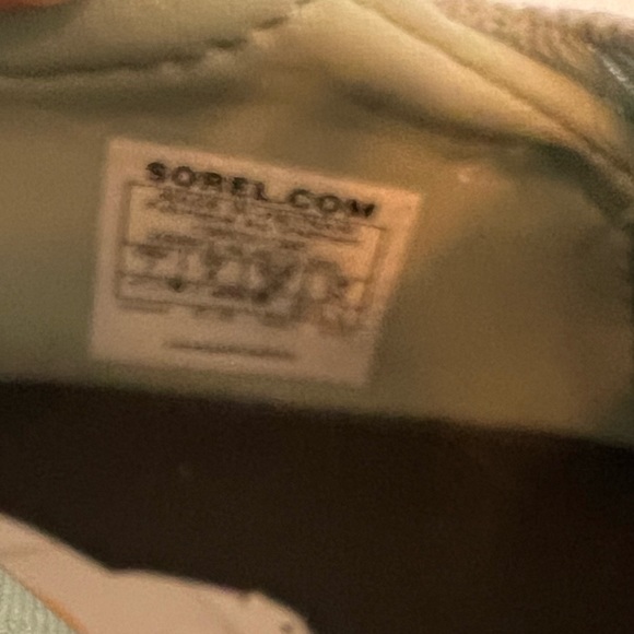 SOREL Women’s explorer blitz stride lace sneaker/shoe sea sprite white size 7 - Picture 10 of 10